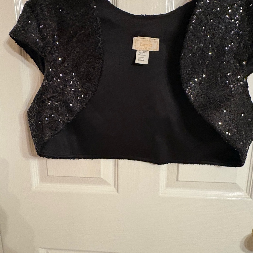 Sequin Black Women's Top